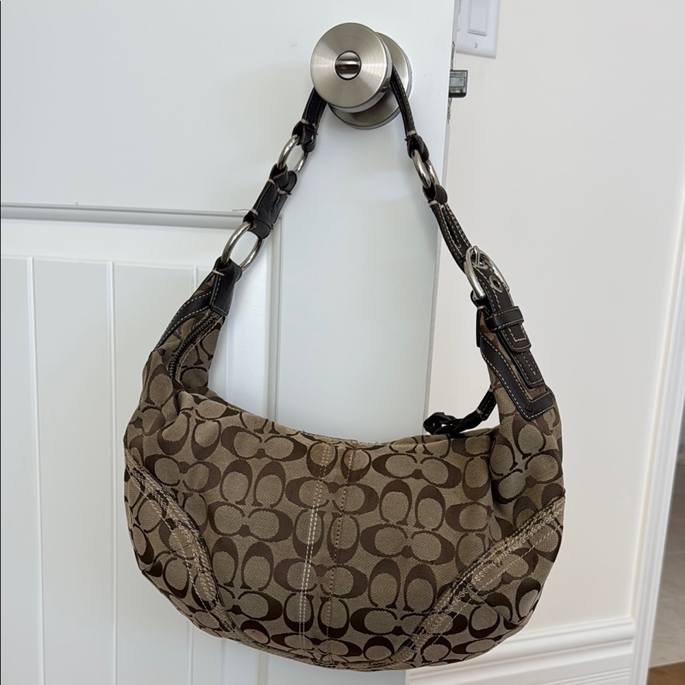 Coach 90s vintage logo hobo bag